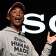 Recording artist Pharrell Williams speaks during a Sony press event for CES 2019 on January 7, 2019 in Las Vegas, Nevada.